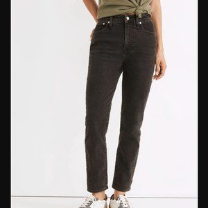 Madewell Curvy Perfect Vintage Jeans Black Size 24